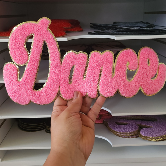 Dance Pink -Chenille Patch-(Only)