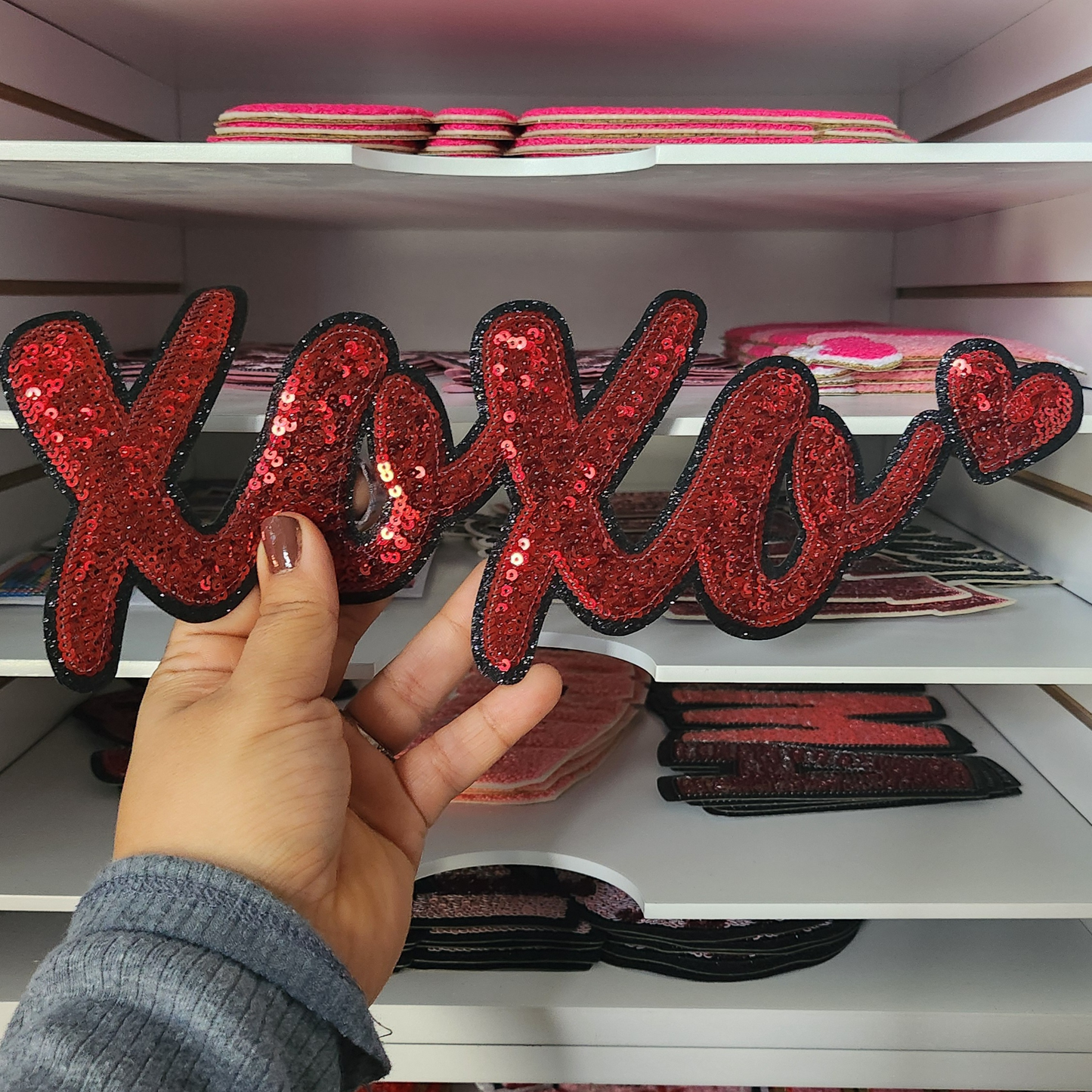 XOXO ❤️- Sequin Patch-(Only)