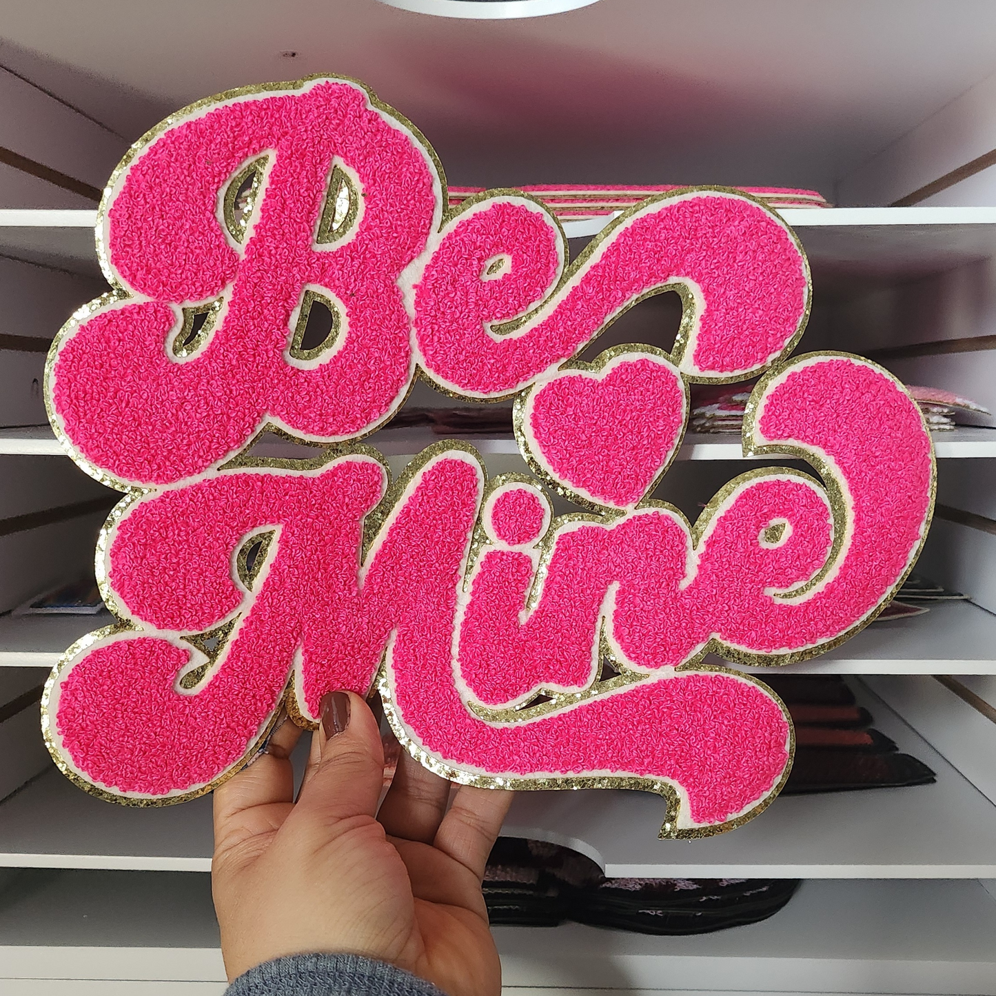 Be Mine ❤️-Chenille Patch-(Only)