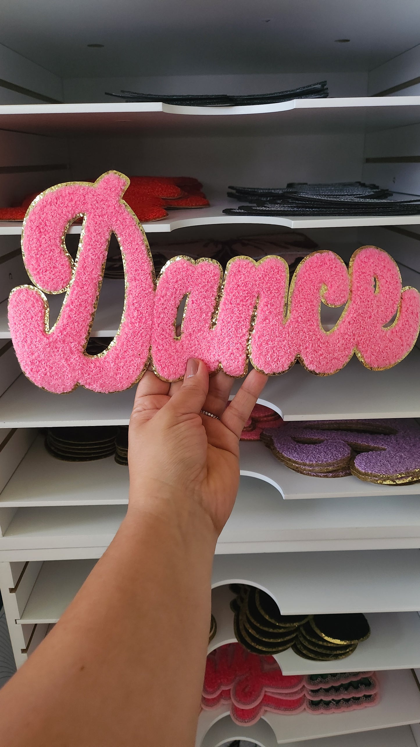 Dance Pink -Chenille Patch-(Only)