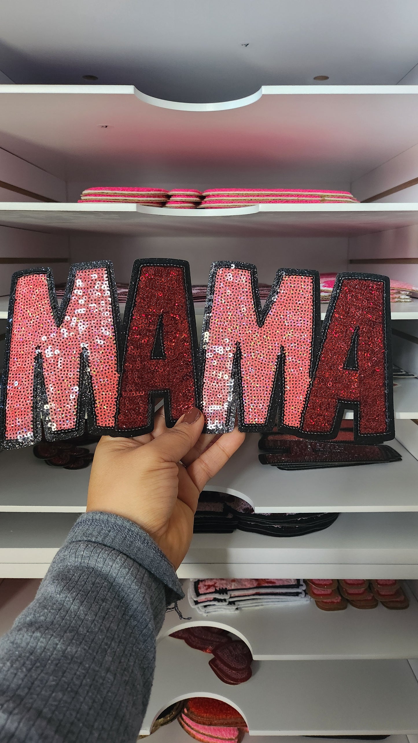 MAMA Sequin Patch-(Only)