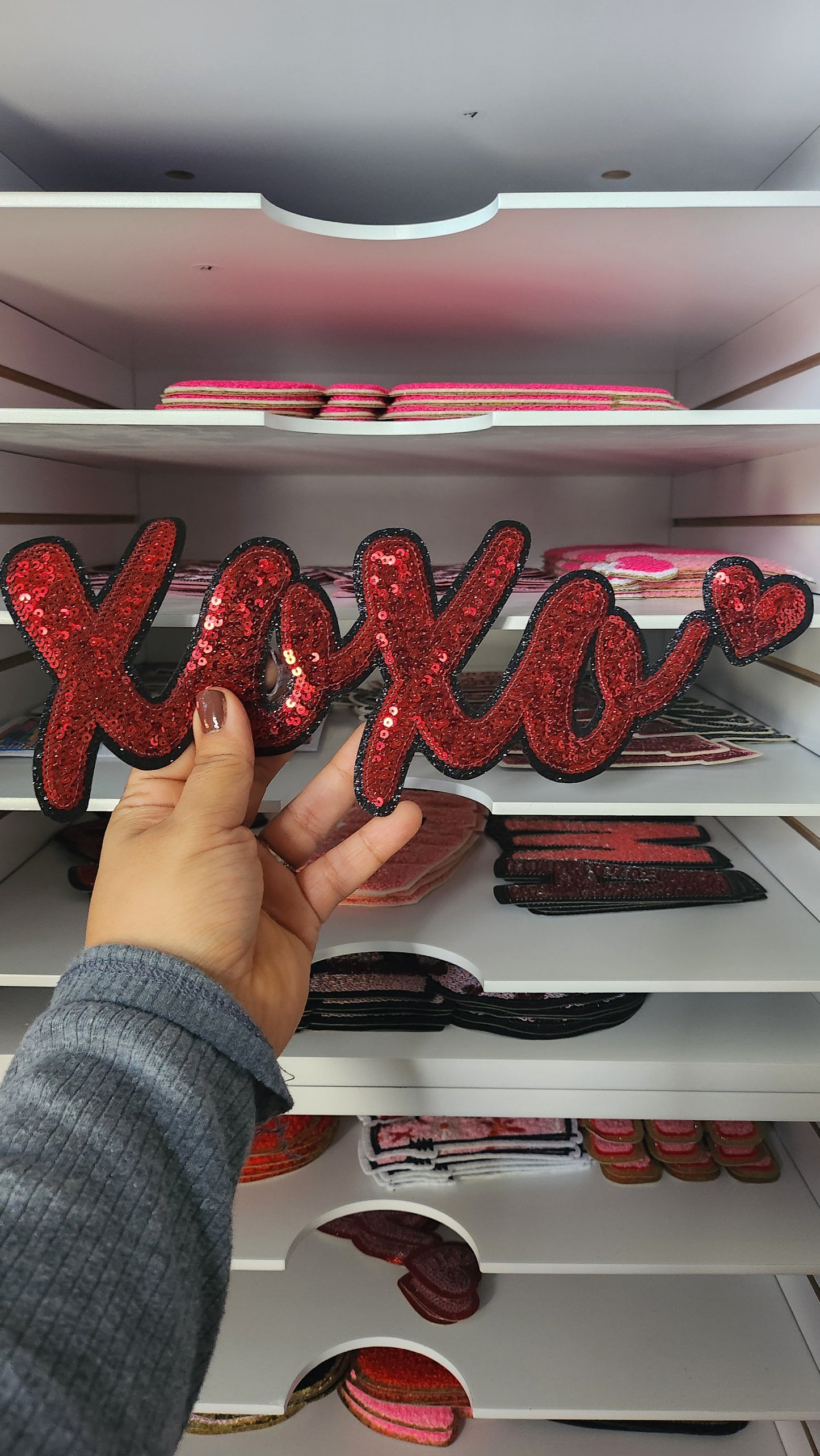 XOXO ❤️- Sequin Patch-(Only)