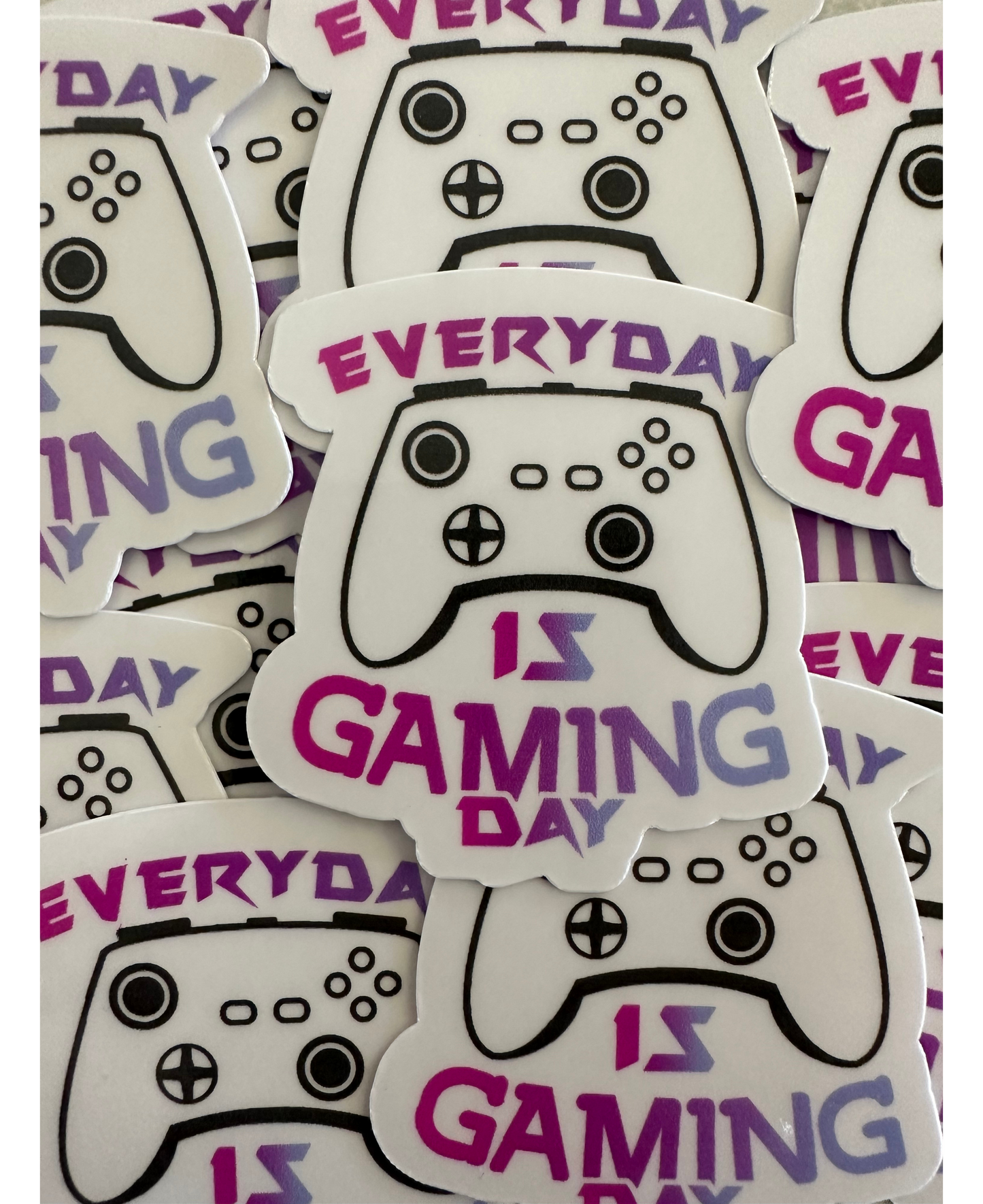 Everyday is Gaming Day Die-Cut Stickers