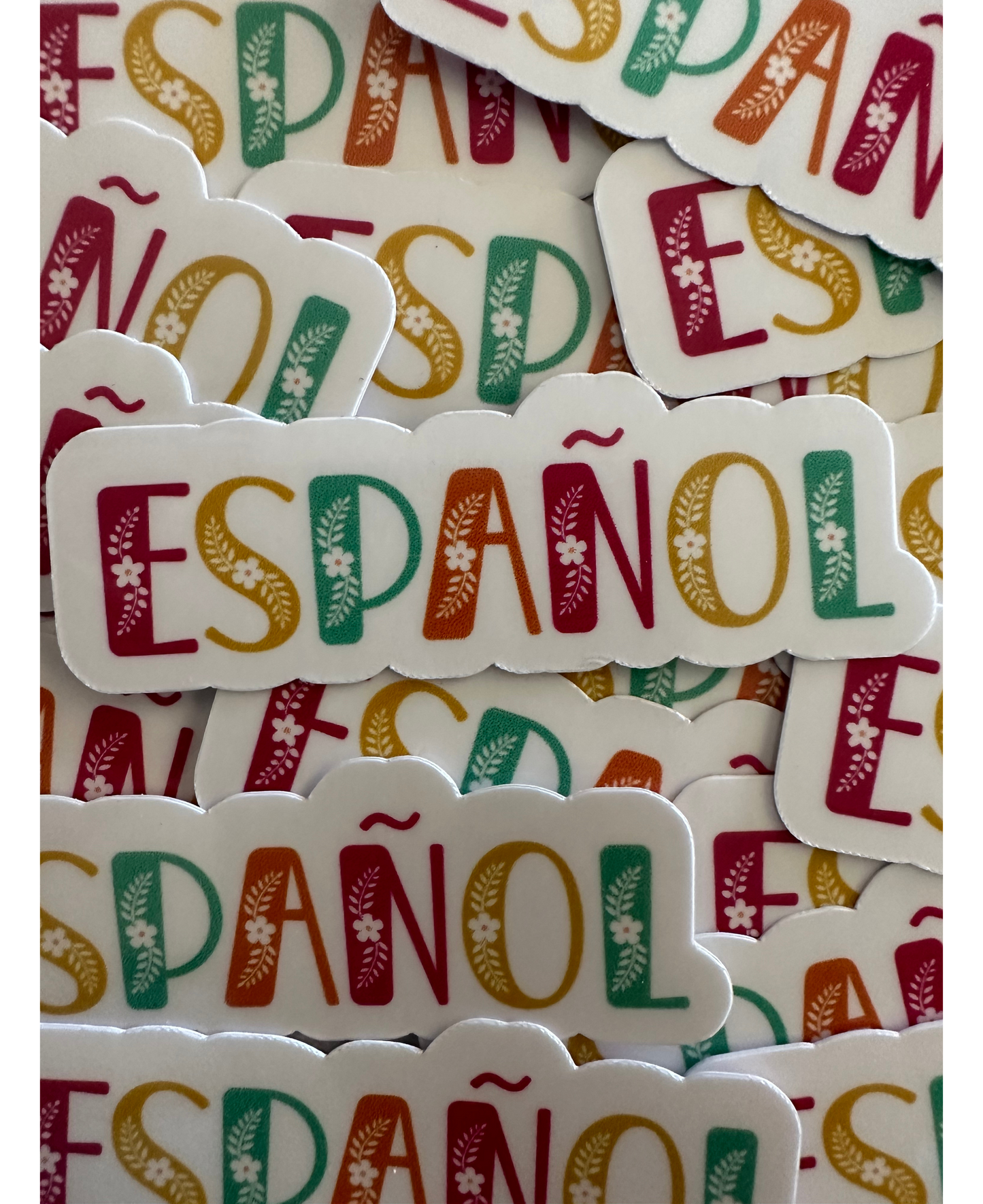 Español Die-Cut Stickers