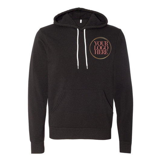 Custom DTG or DTF Fleece Hoodie (Adult)-Bella Canva