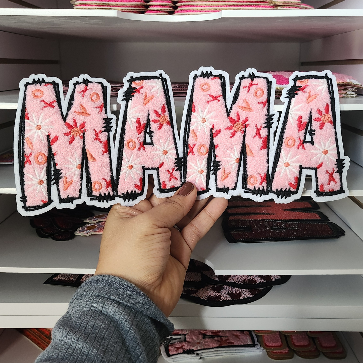 MAMA XOXO -Chenille Patch-(Only)