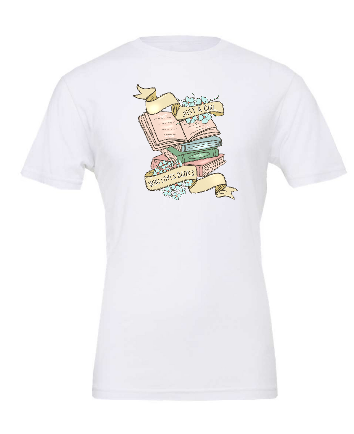 Just A Girl Who Likes to Read Short Sleeve Shirt - DTG