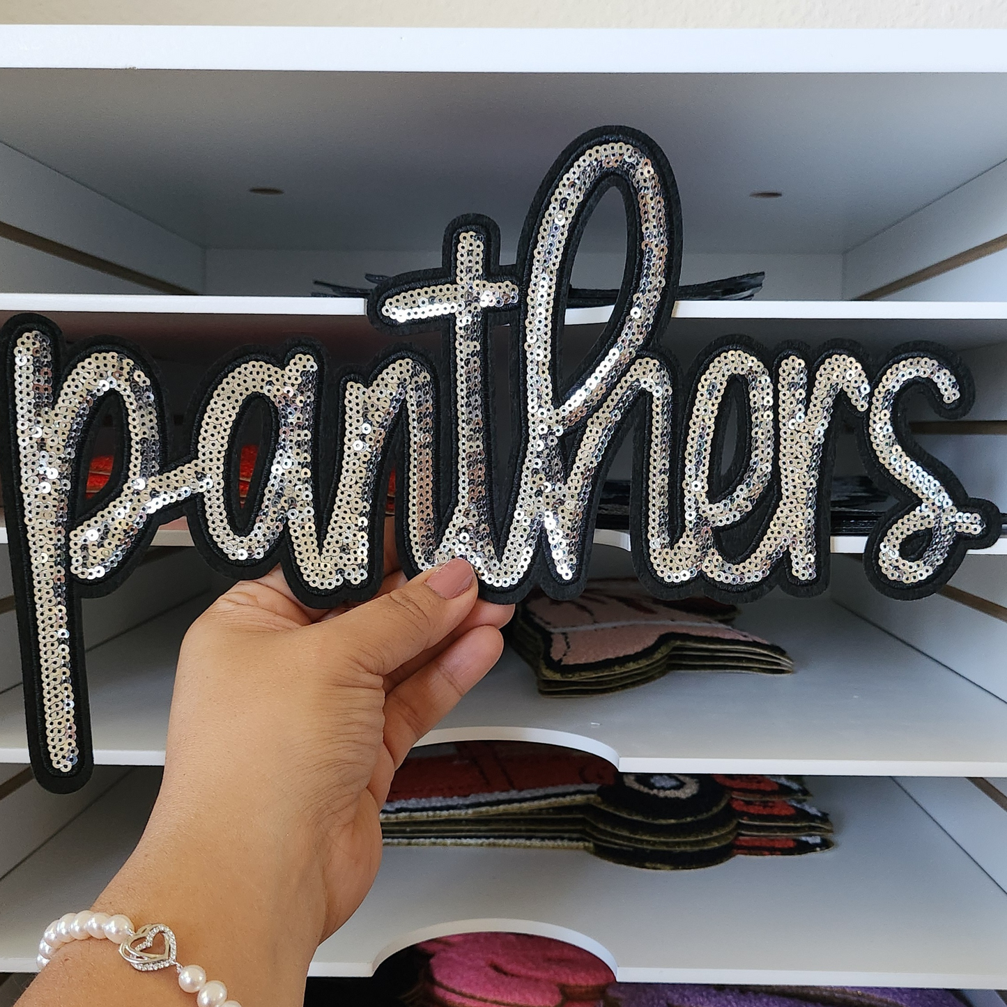 Panthers -Sequin Patch-(Only)