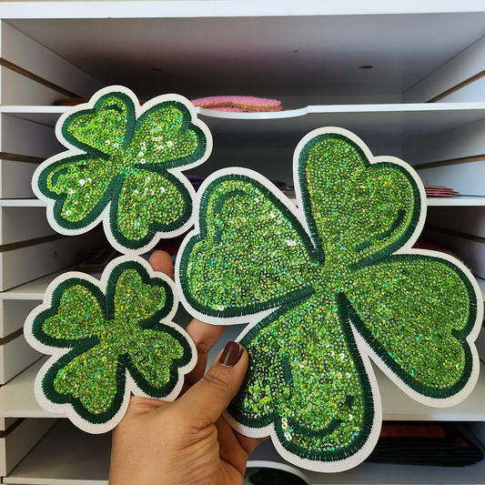 St. Patrick Sequin Patch-(Only)