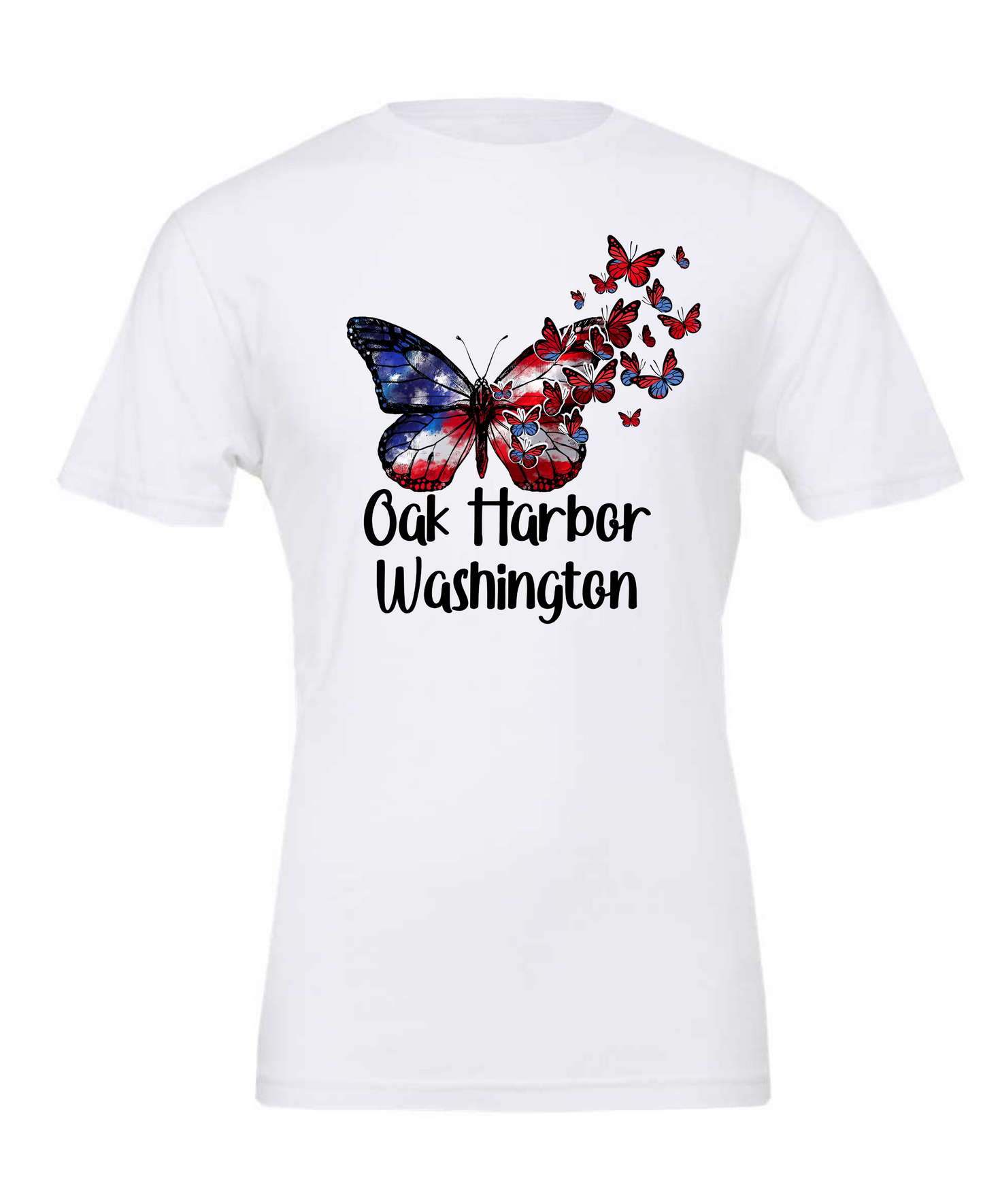 Butterfly Oak Harbor Short Sleeve Shirt - DTG