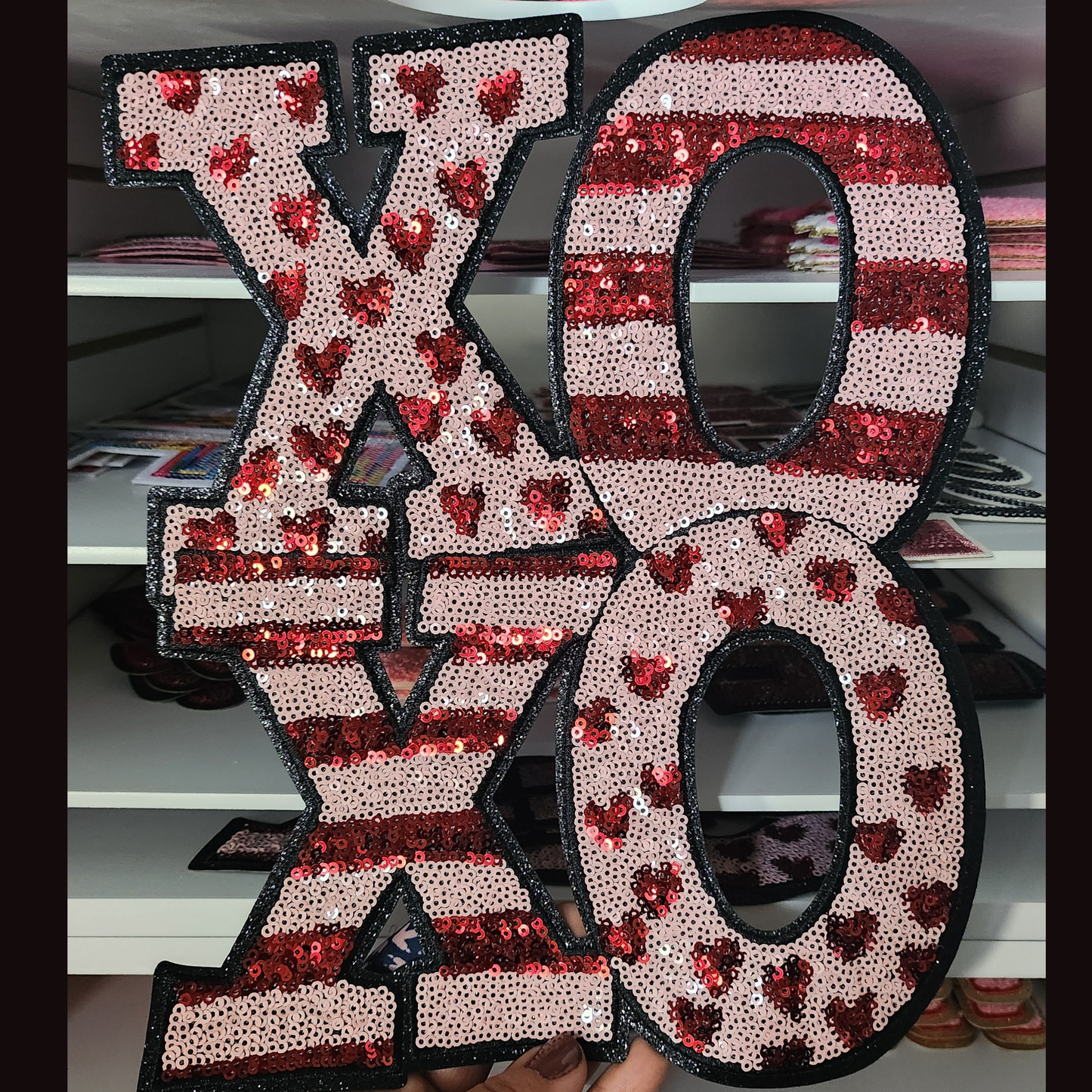 XOXO ❤️- Sequin Patch-(Only)