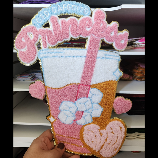 Princess Cafecito-Chenille Patch-(Only)